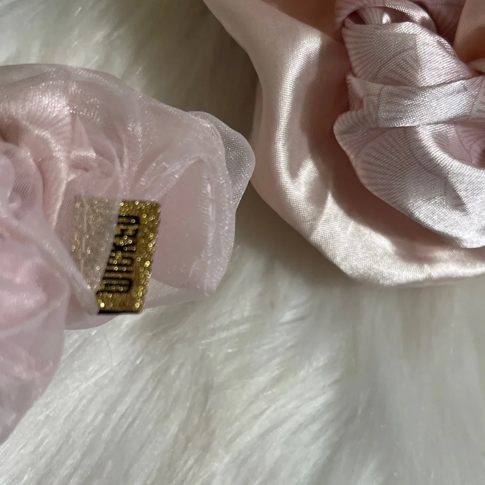 NWT Wicked Scunci Pink Green Hair Accessory Set